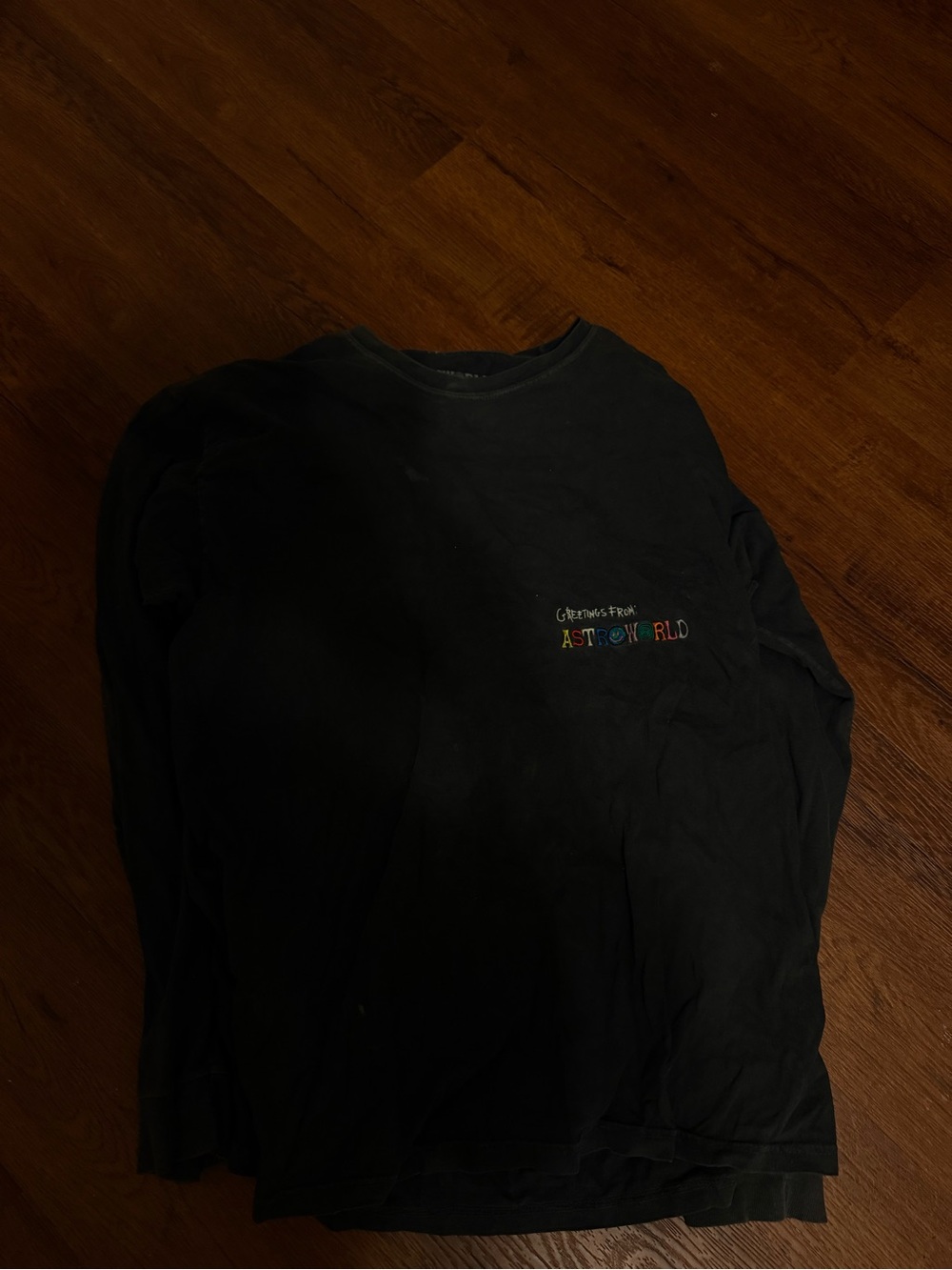 Astroworld Long-Sleeve Graphic Tee - Black